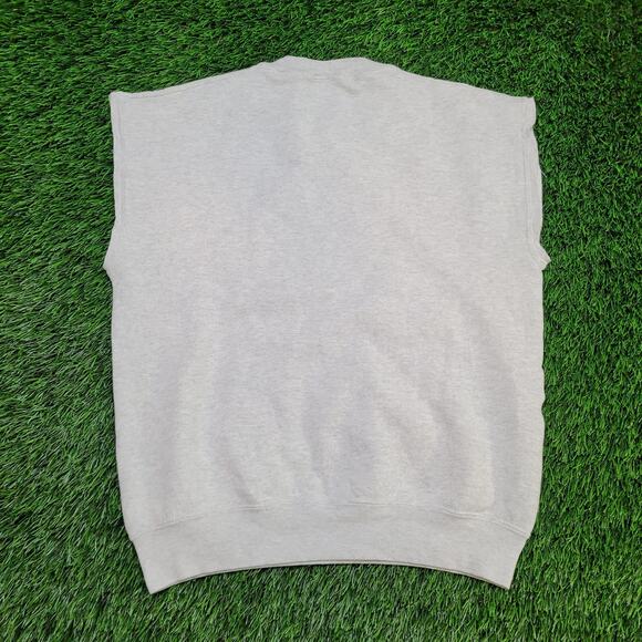 VTG 1996 Wolf Nature Short Sleeve Sweatshirt USA Made Boxy 90s Fit Medium - Picture 4 of 5